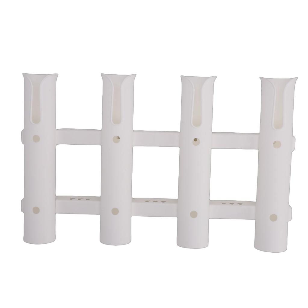Bootswandmontierter Angelrutenhalter 4 Röhren Nylon Vertikales Angelrutenregal für Boote Yacht Kajak