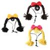 Haarschmuck für Haustiere Pferdeschwanz Perücken Kostüm Hunde Perücken für Kleine Mittlere Große Hunde Haarteil für Halloween Party