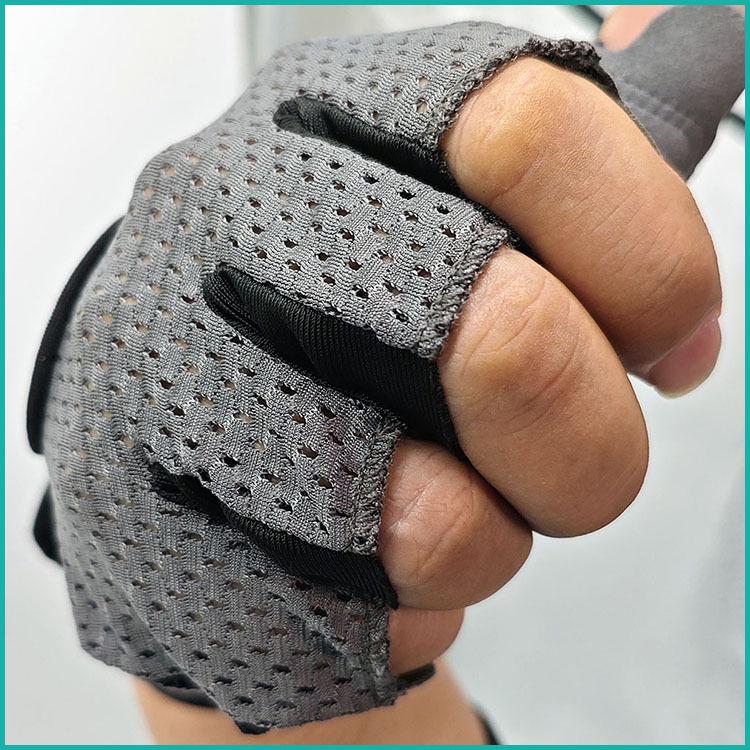 Breathable Quick-Dry Half-Finger Summer Sports Gloves with Velcro