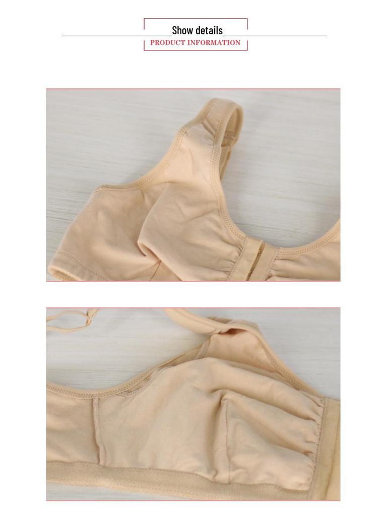 Xin Xinmei Post-Mastectomy Silicone Breast Form Front Closure Adjustable Wire-Free Bra