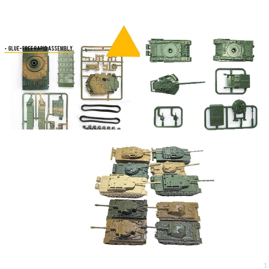 10 Stück Panzermodell Bausatz 1:Maßstab 1:144 für kreative Projekte