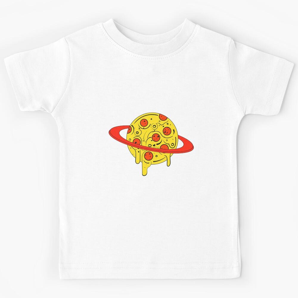 I Love Pizza Planet Graphic Designs Kids T-Shirt 130