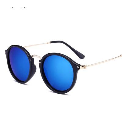 Stylish Round Frame Sunglasses for Men Women UV Protection Sun Glasses Fashion Accessories
