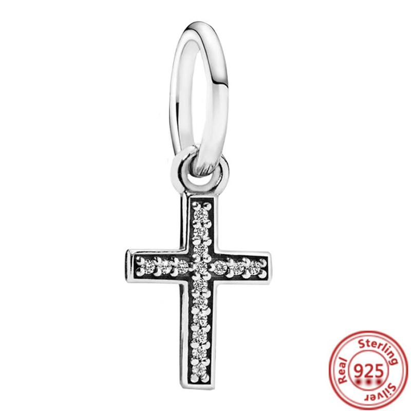 100% 925 Sterling copper Demon Skull Pumpkin Cross Angel Wings Heart Beads Fit Original Pantaro Charms Bracelet DIY Zircon Gift