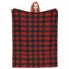 Custom Sofa Fleece Merry Christmas Wallpaper Throw Blanket Warm Flannel Blankets For Bed Home Couch Quilt