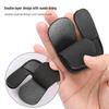 Double-Layer Archery Finger Guard for Recurve Bow – Protective Sports Gear for Three-Finger Shooting.