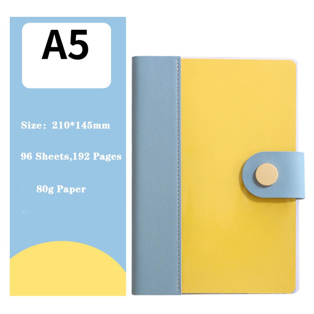 (Logo kann eingraviert werden) A5 Leder Schnallen Notizbuch, Studenten Tagebuch, Geschäftssitzungsprotokolle, Notizblock, Fachheft