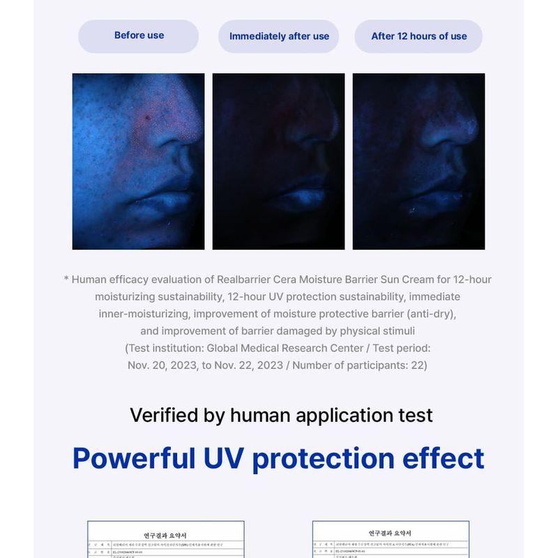 Realbarrier - Cera Feuchtigkeitsbarriere Sonnencreme