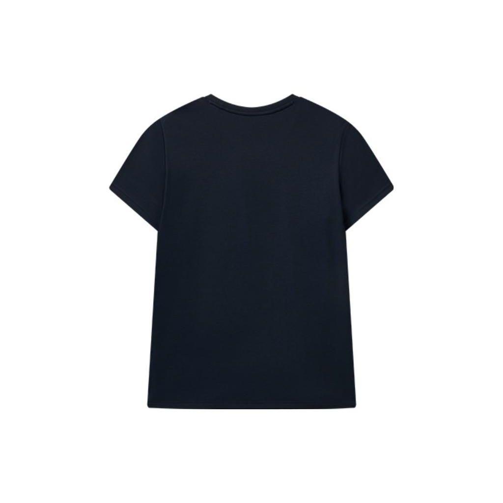 Fila Logo Letter Print Crew Neck Short Sleeve T-Shirt Men Tops Legendary-Blue F51M328175FNV