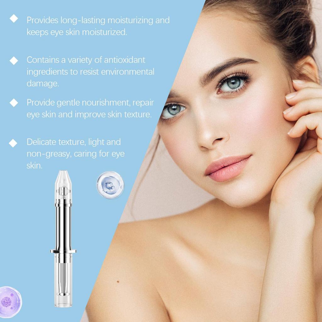 EELHOE Hyaluronic Acid Eye Essence Lightening Dark Circles Remove Eye Bags Anti Puffiness Nourishing Lifting Eye Contour Serum