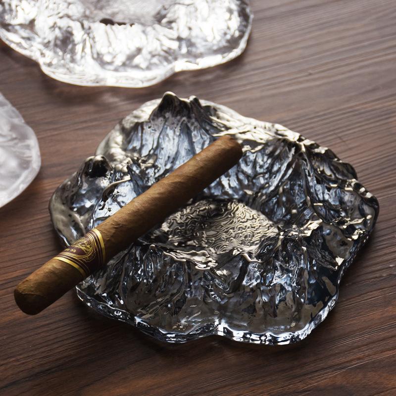 Cigar Creative Personalized Ashtray Office Bar Hotel Glacier Ashtray Luxury Home Furnishings