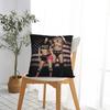 Aj Lee quadratischer Kissenbezug Kissenhülle Neuheit Polyester Dekor Kissenbezug für Wohnzimmer 4545cm