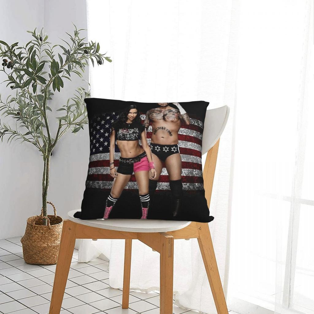 Aj Lee quadratischer Kissenbezug Kissenhülle Neuheit Polyester Dekor Kissenbezug für Wohnzimmer 4545cm