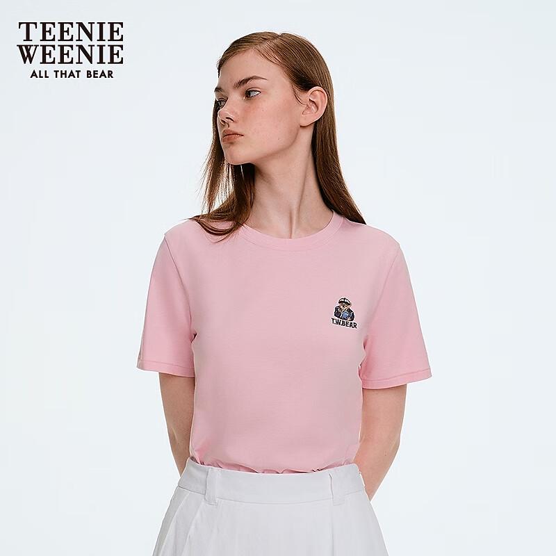 Teenie Weenie Little Bear Women's Round Neck Short Sleeve T-shirt