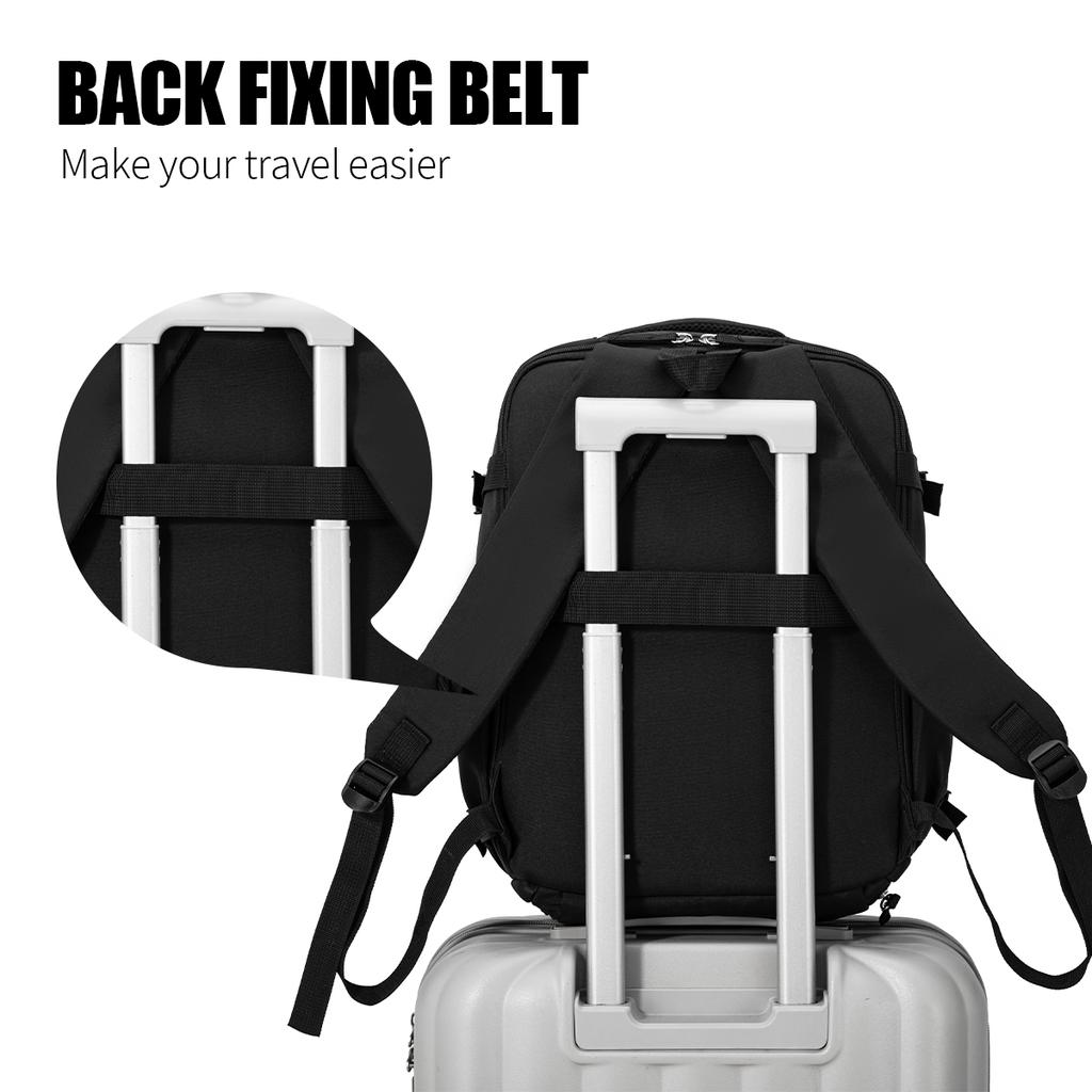 Backpack for Travel, Extra-Large Capacity, Portable, Waterproof, Sports and Fitness, Trendy, Business Trip Luggage Bag, Computer Backpack, Carry-On,