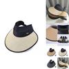 Polyester Sun Hat For Women Summer Outdoor Sun Protection Lightweight Breathable Sunshade Hat