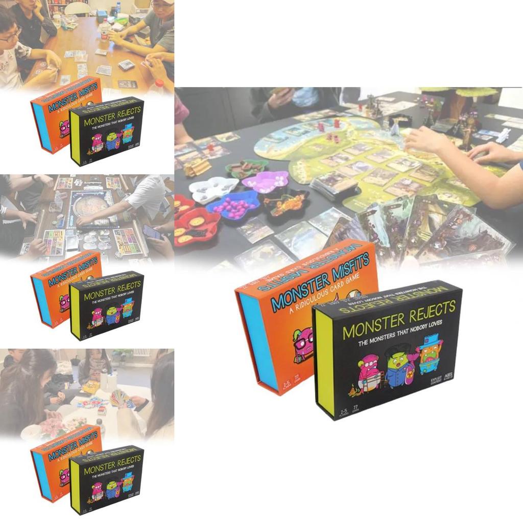 Entertaining English Version Of Monster Misfits Rejects Card Game For All Ages