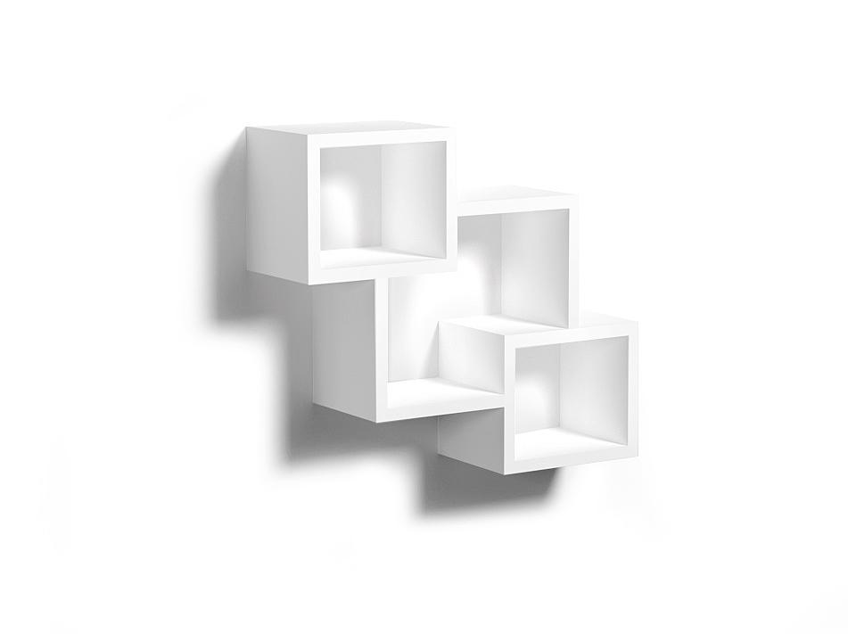 Wall Hanging Shelf, Bookcase - No. 5 Black
