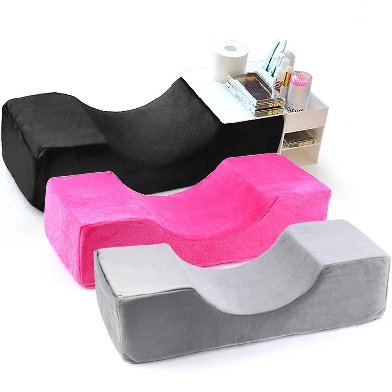 Grafted Eyelash Pillow Neck Support Grafting Lashes Memory Foam Cushion Eyelash Extension Soft Pillow With Pocket Makeup Salon