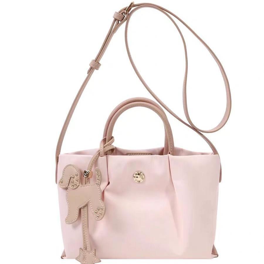 Nanfeng Versatile Trend Shimmer Morning Dawn Tote Bag Women's 2025 New Gentle Pink Hand Shoulder Crossbody Bag