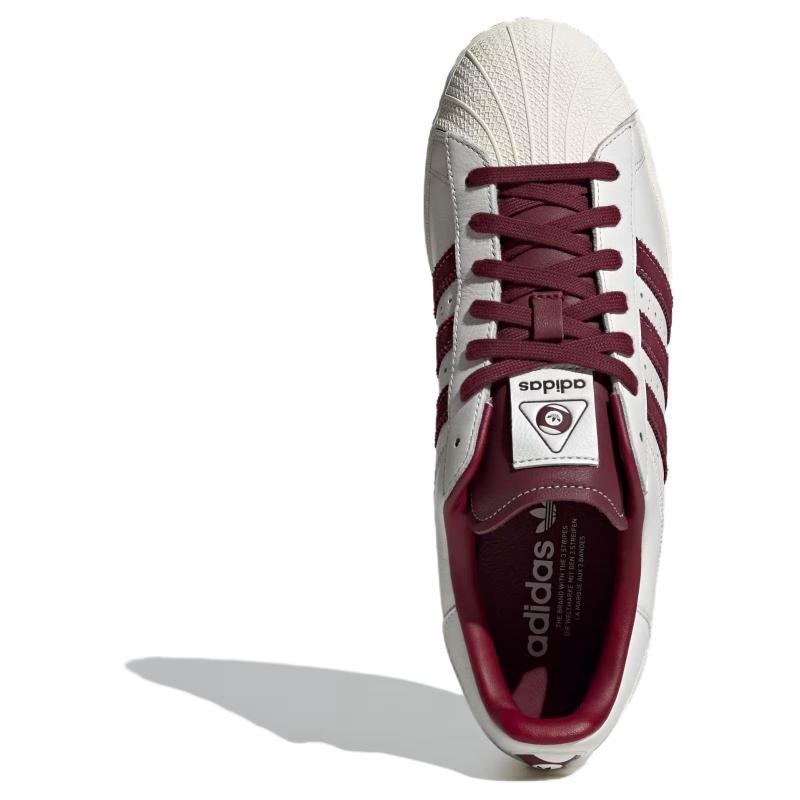 Adidas Superstar 'Off White Maroon' Sneakers IF1781