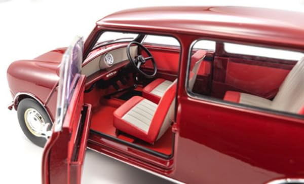 Kyosho Original 1/18 Scale Morris Mini Mk.1 1959 Cherry Red Finished Product