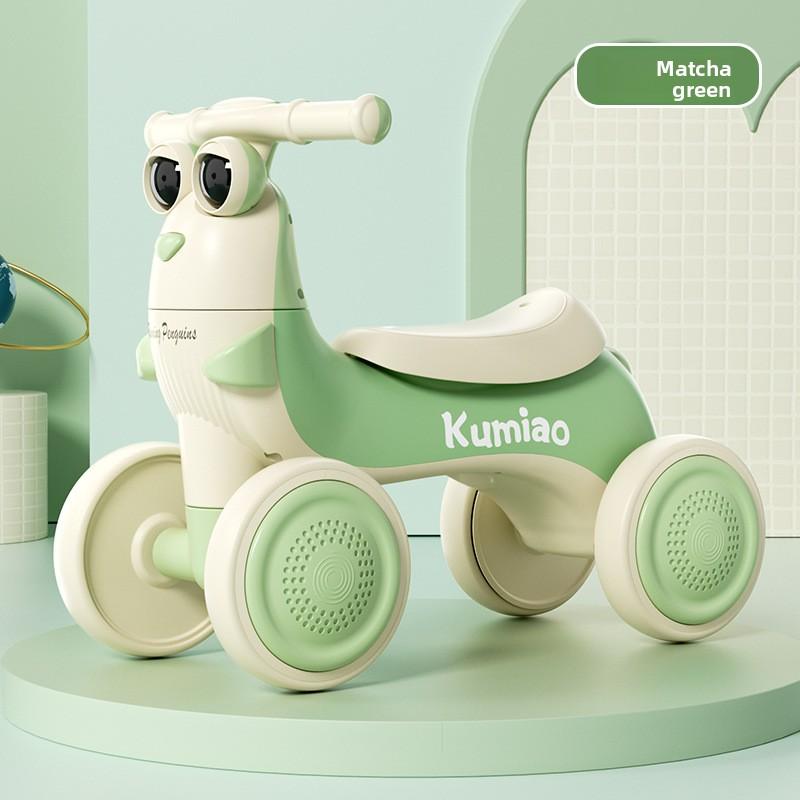 

Четырехколесный детский самокат Мультяшный пингвин Беговел для детей 1-3 лет Обучение катанию Детский самокат с музыкой и светодиодной подсветкой