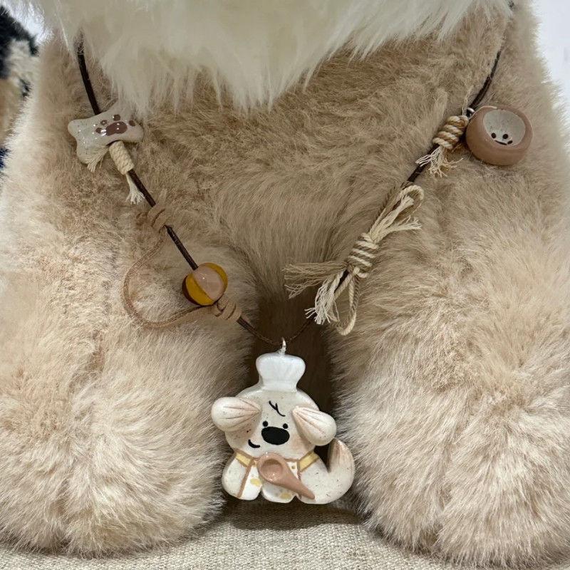 Summer Niche Handmade Color Dopamine Beaded Children's Fun Necklace Creative Cute Versatile Sweet Collarbone Chain