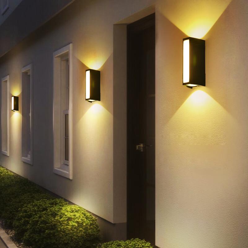 Modern Outdoor Waterproof Up-Down Wall Sconce