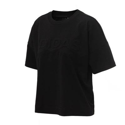 Fashionable Versatile Round Neck Pullover Short Sleeve T-Shirt Women Tops Black BP7942