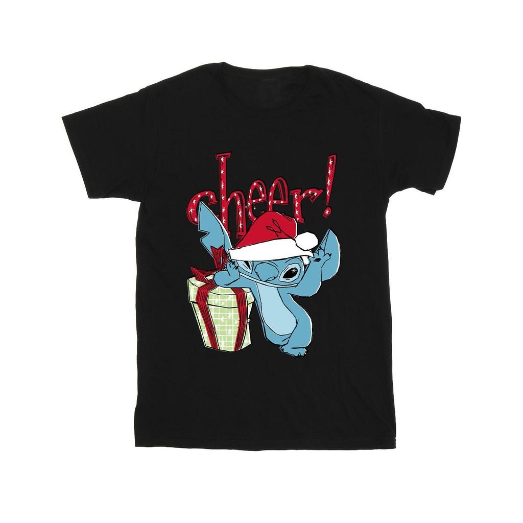 Disney Girls Lilo And Stitch Cheer Cotton T-Shirt