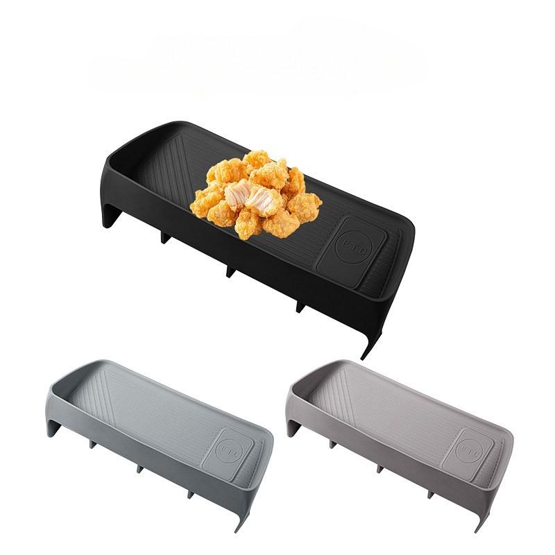 For Zeekr 7X 2025 2026 Car Storage Box Behind The Screen ETC Silicone Center Console Screen Storage Box Car Interior Accessories