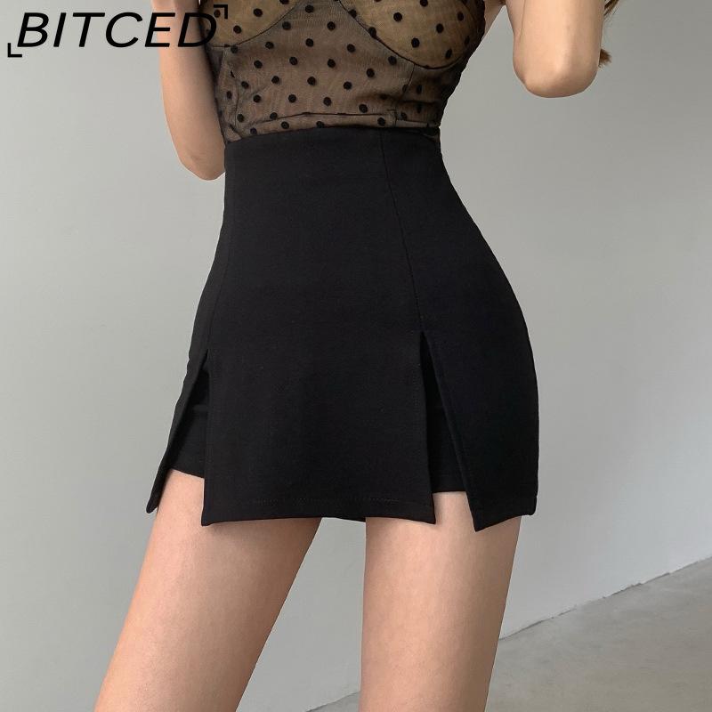 BITCED Damenmode Lässig Sommer Frühling Rock