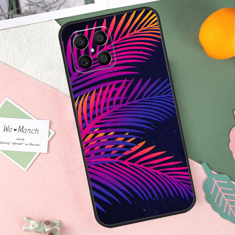 Tropical leaves Case For Honor 90 50 70 Lite X9b X9a X8b X8a X8 X9 X9c Honor 200 Pro Magic 7 5 6 Lite Cover
