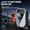 Car Jump Starter 1800A, 12000mAh with Air Compressor, 150PSI Auto Shut-Off, LCD Display, LED Light, QC3.0