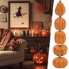 80pcs Mini Pumpkin Ornaments Small Artificial Pumpkins Table Halloween Decoration Resin Rustic Fall Harvest Thanksgiving Crafts
