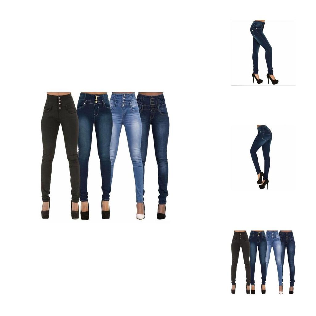 Premium Quality Women High Waist Skinny Pencil Denim Jeans For Stylish Comfort