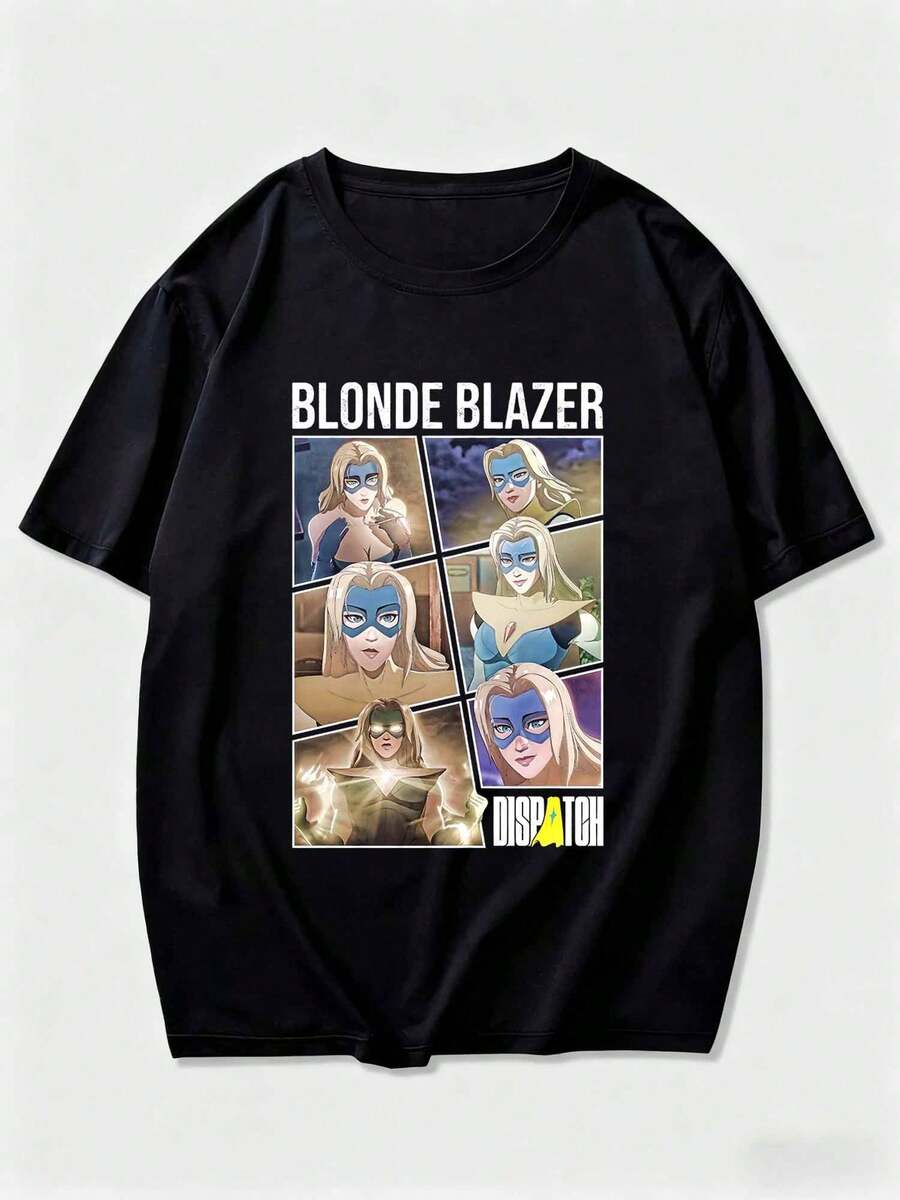 

Blonde Blazer Dispatch TShirt Unisexdy Vintage Style 1717 Unisex TShirt Gift For Dispatch Game Fans S