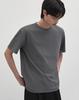 WORK ON BODY OFF (Regular) Airbit Cooling Solid Semi-Overfit Short Sleeve T-Shirt [Charcoal]