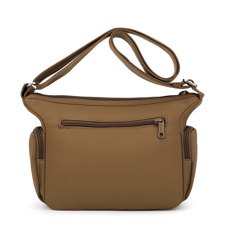 Commuter Shoulder Bag Women's Large Capacity Multi-layer Solid Color Crossbody Bag Middle-aged Mother Bag