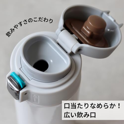 [WEB Exclusive] Tiger Thermos (TIGER) Water Bottle 600ml One Push Stainless Steel Bottle Cold Insulation Heat Insulation Lightweight Easy to Clean