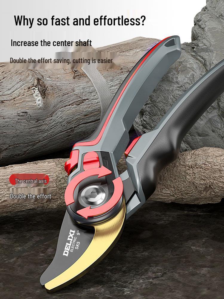 Delixi Electric Pruning Shears for Garden, Branches, Flowers, and Trees