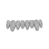 European and American New Tooth Socket Irregular 8 Teeth Inlaid Zircon Hip Hop Hiphop Halloween