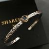 Exquisite Retro Heart Tassel Bracelet: Sterling Silver, High-End Luxury Jewelry for Women