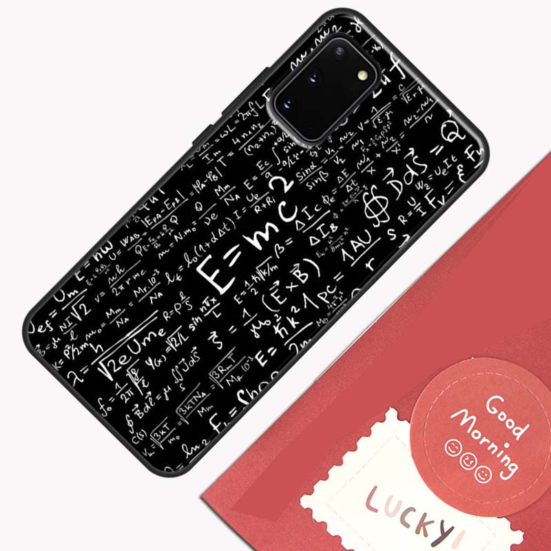 E=mc2 Mathematical Physical Formula Phone Case For Samsung Galaxy S23 Ultra S20 S21 S22 S24 S25 Plus S9 S10 S24 FE Cover Shell
