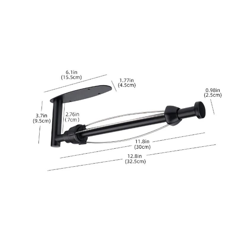 Paper Towel Holder-Single Hand Operable Wall Mount Paper Towel Holder Under Cabinet with Damping Effect for Kitchen Bathroom