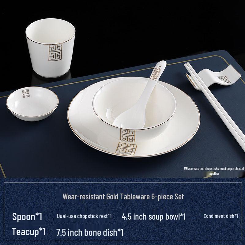 Luxury Bone China Hotel Tableware Set