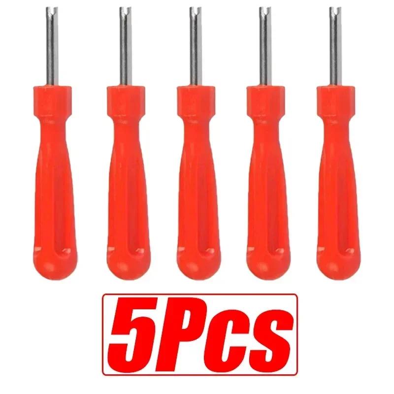 1/20Pcs Tyre Valve Core Remover Tool Extended Length Valve Core Wrench for Car Bike Motorbike Truck Tyre Valves Stem Screwdriver