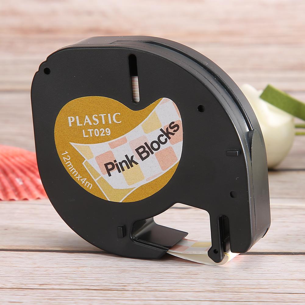 Label Tape for  Easy Tear Cute 12mm  Blocks Labeling Machine Accessories LT029