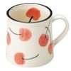 Banko Ware "Perfect for Breakfast" Mug, Cherry Design, Made In Japan, 14252